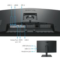 BenQ PD2705U LED-monitor Energielabel G (A - G) 68.6 cm (27 inch) 3840 x 2160 Pixel 16:9 5 ms HDMI, Hoofdtelefoon (3.5 mm jackplug), USB-C, DisplayPort, USB-A - thumbnail