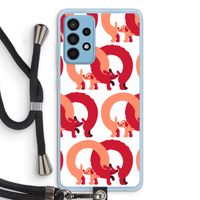 Dogs: Samsung Galaxy A52 Transparant Hoesje met koord
