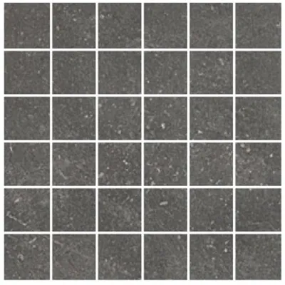 Mozaïektegel Serenissima Promenade 1070678 VLMoz.300X300 Ebano 10mm Mat Ret.R10 F:050X050