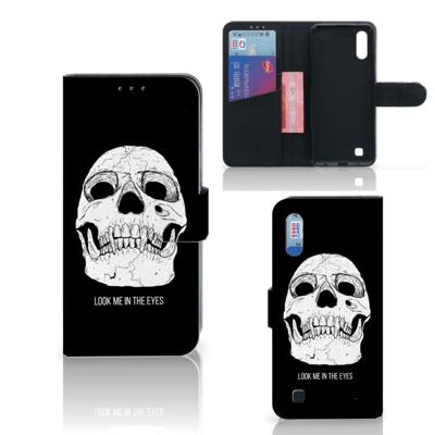 Telefoonhoesje met Naam Samsung Galaxy M10 Skull Eyes Telefoonhoesje met Naam Samsung Galaxy M10 Skull Eyes