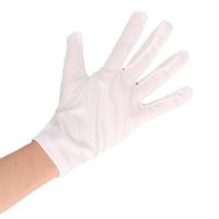 Carnaval/verkleed artikelen - Witte korte handschoenen voor volwassenen Carnaval/verkleed artikelen - Witte korte handschoenen voor volwassenen