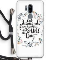 Diamonds: LG G7 Thinq Transparant Hoesje met koord