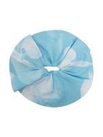 Low Classic Scrunchie met patroon - Blauw - thumbnail