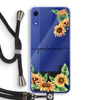 Zonnebloemen: Honor Play 8A Transparant Hoesje met koord
