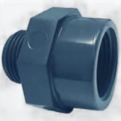 Effast PVC Soknippel 1/2" x 3/4" Buitendraad-Binnendraad - Weerbestendig & Duurzaam