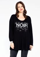 Yoek Tuniek flare noir ORGANIC | Zwart | Maat 58/60