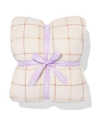 HEMA Plaid 130x150cm sherpa natural (nude)