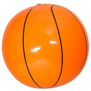 Strandbal - opblaasbare - Basketbal - oranje - 25 cm - sport en spelletjes