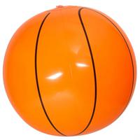 Strandbal - opblaasbare - Basketbal - oranje - 25 cm - sport en spelletjes