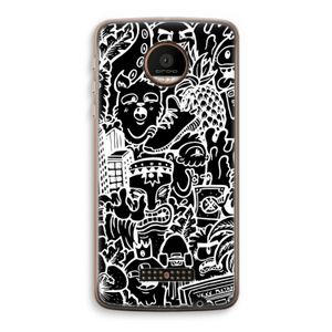 Vexx Black Mixtape: Motorola Moto Z Force Transparant Hoesje