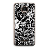 Vexx Black Mixtape: Motorola Moto Z Force Transparant Hoesje