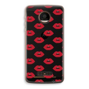 Lips: Motorola Moto Z Force Transparant Hoesje
