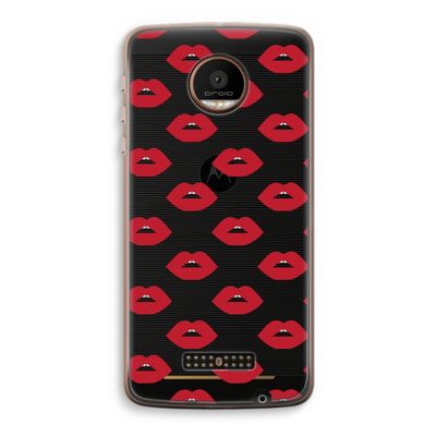 Lips: Motorola Moto Z Force Transparant Hoesje