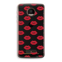 Lips: Motorola Moto Z Force Transparant Hoesje Lips: Motorola Moto Z Force Transparant Hoesje