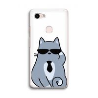 Cool cat: Google Pixel 3 Transparant Hoesje