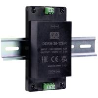 Mean Well DDRH-30-48DR DIN-rail DC/DC-converter 48 V/DC Aantal uitgangen: 1 x Inhoud: 1 stuk(s) - thumbnail