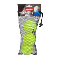 Tennisballen - 3x - hersluitbaar net - geel/groen - speelgoed Tennisballen - 3x - hersluitbaar net - geel/groen - speelgoed