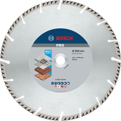Bosch Accessoires Diamantdoorslijpschijf | Standard for Universal | 300X22,23 - 2608615067