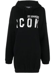 DSQUARED2 hoodie à logo imprimé - Noir