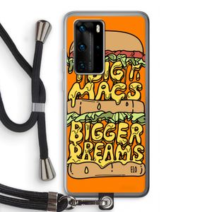 Big Macs Bigger Dreams: Huawei P40 Pro Transparant Hoesje met koord