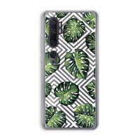 Geometrische jungle: Xiaomi Mi Note 10 Pro Transparant Hoesje