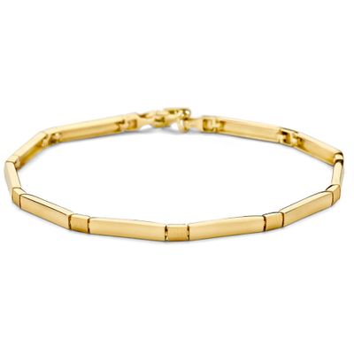 Armband Choker mat-glanzend geelgoud 3 mm 19 cm