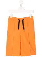 Fendi Kids short à lien de resserrage - Orange