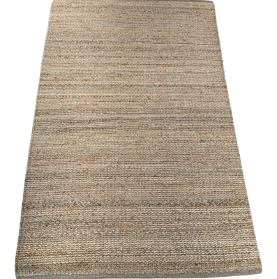 Vloerkleed jute grijs en naturel - in 3 maten