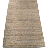 Vloerkleed jute grijs en naturel - in 3 maten