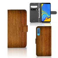 Samsung Galaxy A7 (2018) | Book Style Case | Donker Hout