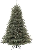 Triumph Tree Forest frosted verlichte kunstkerstboom blauwgroen 215cm - 304 lampjes