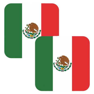 Bierviltjes Mexico - 30x stuks - vierkant - landenthema - 9 x 9 cm - onderzetter
