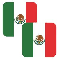 Bierviltjes Mexico - 30x stuks - vierkant - landenthema - 9 x 9 cm - onderzetter