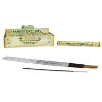 Wierook sticks in huisgeur Meditation - 40x sticks van 22 cm - Ontspannend - 24 grams