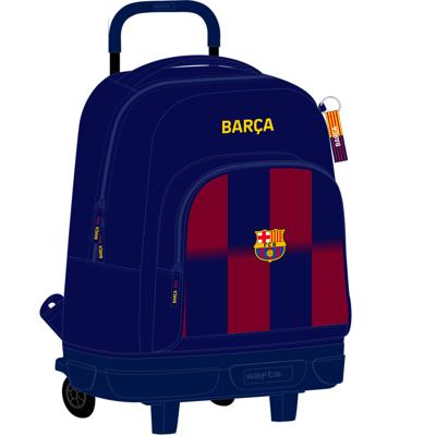 Schoolrugzak F.C. Barcelona Blauw Kastanjebruin 33 x 45 x 22 cm