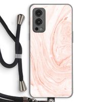 Peach bath: OnePlus Nord 2 5G Transparant Hoesje met koord