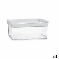 Blik Transparant Siliconen polyestyreen ABS 1,1 L 10,5 x 9 x 21 cm (18 Stuks) - thumbnail
