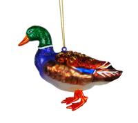 Ornament glas eend l12cm - Kurt s adler