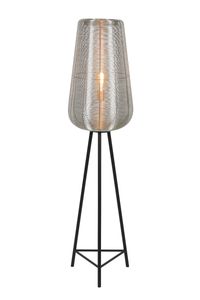 Light & Living Vloerlamp 'Adeta', nikkel, 147cm hoog