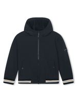 BOSS Kidswear hoddie à fermeture zippée - Noir