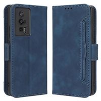 Xiaomi Poco F5 Pro/Redmi K60 Cardholder Series Portemonnee Hoesje - Blauw