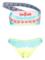 Cia Marítima bikini Sunset à design asymétrique - Bleu