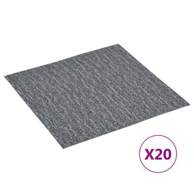 VidaXL Vloerplanken 20 st zelfklevend 1,86 m² pvc grijs