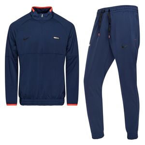 Nike F.C. Trainingspak Dri-FIT Drill Libero - Navy/Zwart