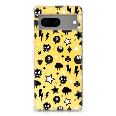 Silicone Back Case Google Pixel 7 Punk Geel Silicone Back Case Google Pixel 7 Punk Geel