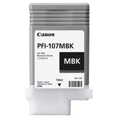 Canon Inktcartridge PFI-107 MBK Origineel Matzwart 6704 B 001 Inkt