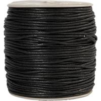 Creativ Company Katoenkoord, dikte 2 mm, zwart, 100 m/ 1 doos