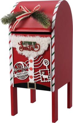Brievenbus kerst 30 cm kerstversiering - Nampook