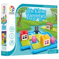 SmartGames Drie Kleine Biggetjes Deluxe leerspel Nederlands, 1 speler, Vanaf 3 jaar, 48 opdrachten - thumbnail