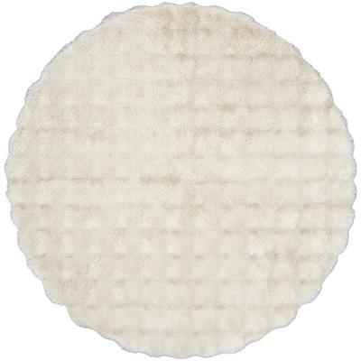 Leen Bakker - Vloerkleed Oos - Ø120 Cm - Polyester - Crème